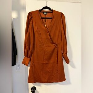 Alexia Admor Terracotta Long Sleeve Dress